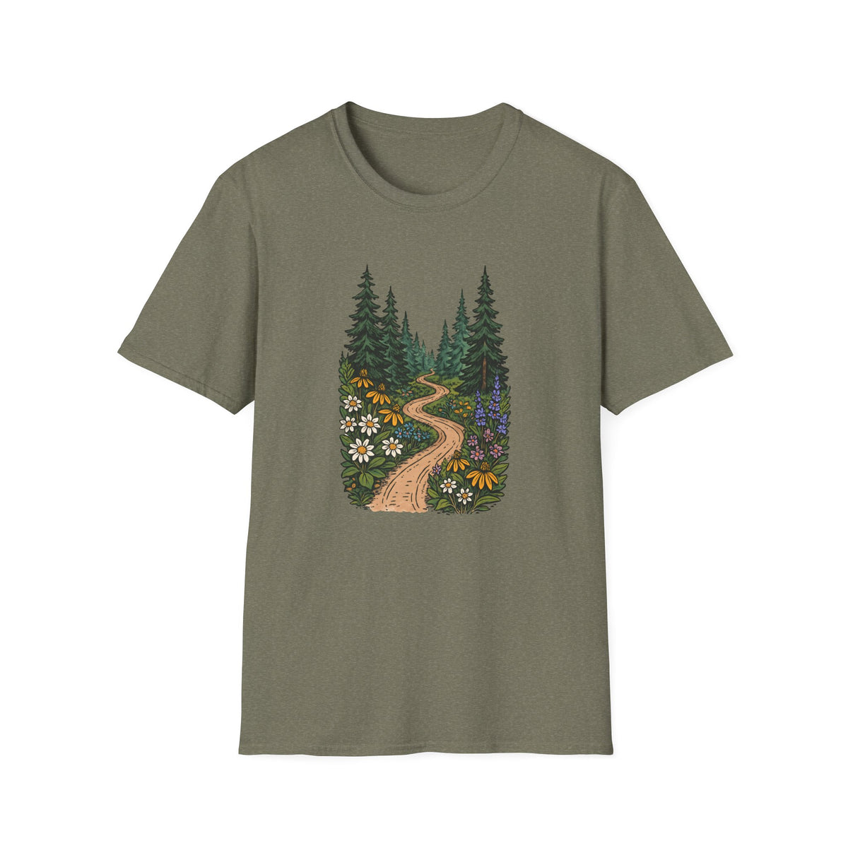 Winding Forest Path T-Shirt