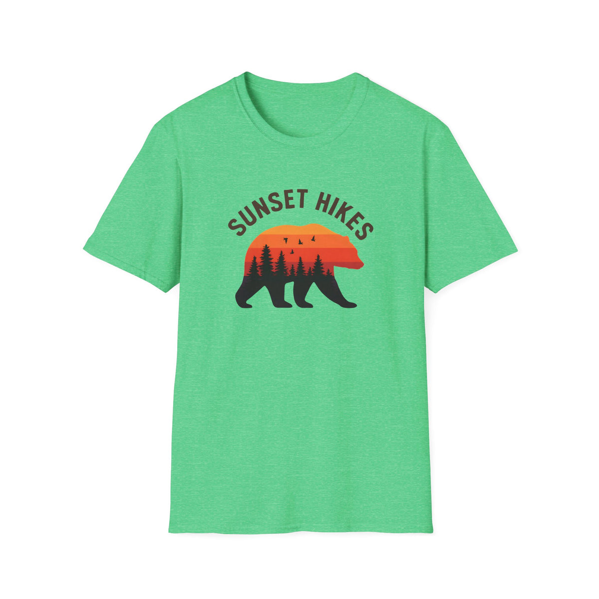 Bear Silhouette at Sunset T-Shirt