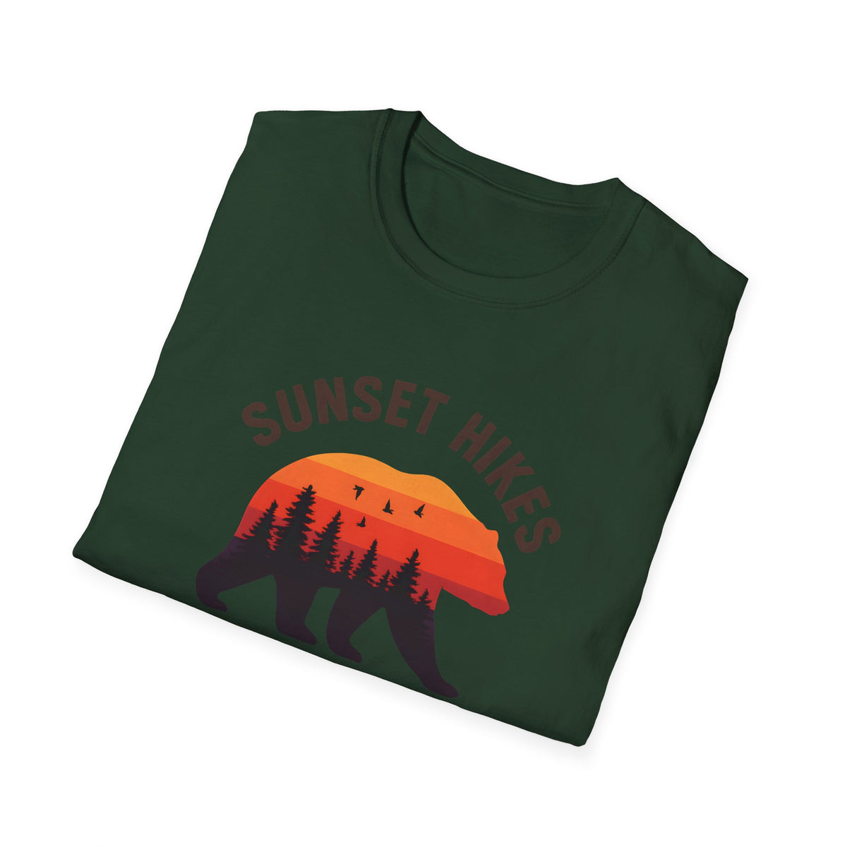 Bear Silhouette at Sunset T-Shirt