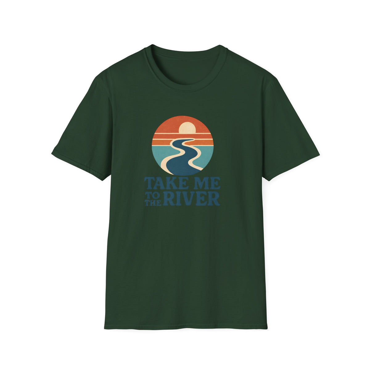 Sunset River Graphic T-Shirt