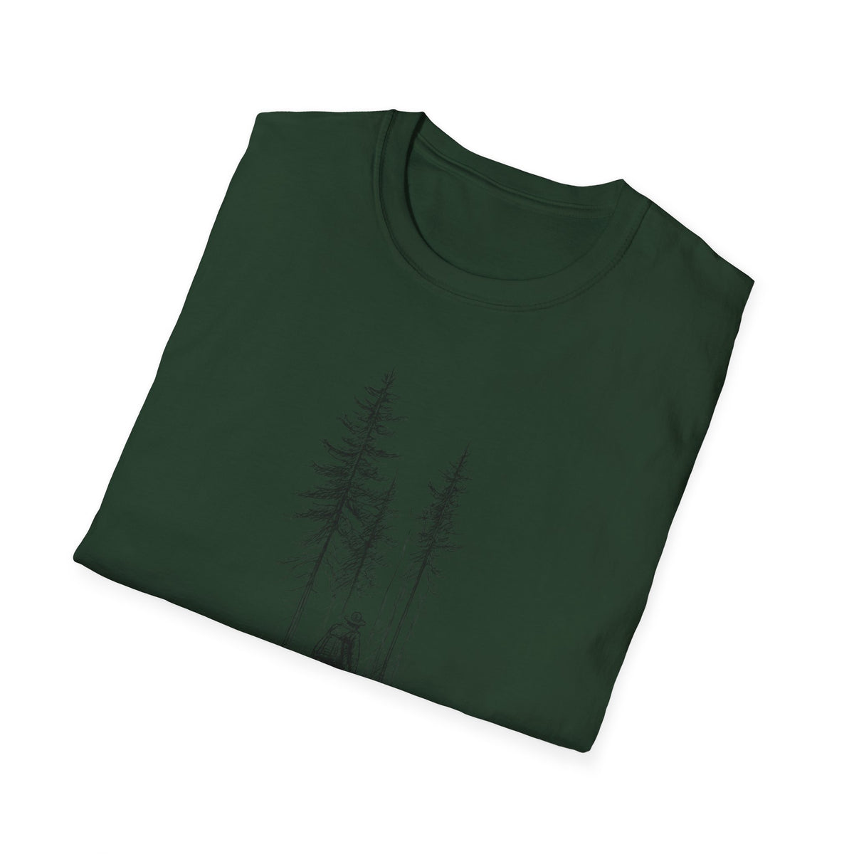 Hiker in Dark Forest T-Shirt