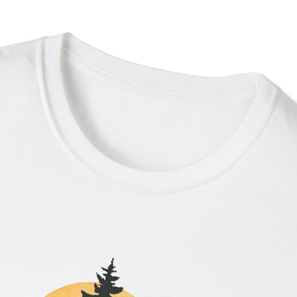 Pine Tree Silhouette Sunset T-Shirt