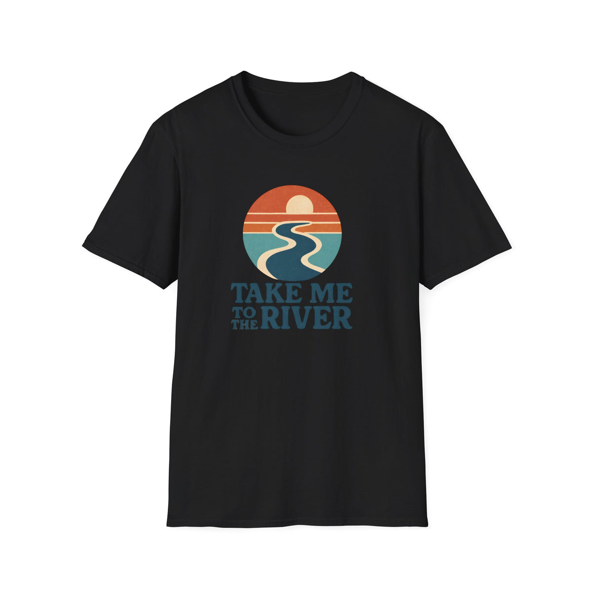 Sunset River Graphic T-Shirt