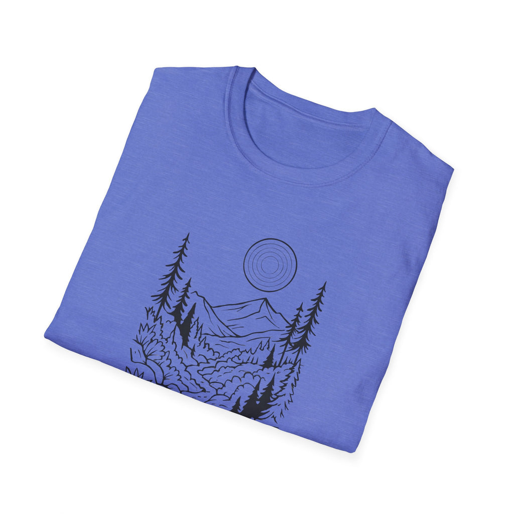 Moonlit Mountain Landscape T-Shirt