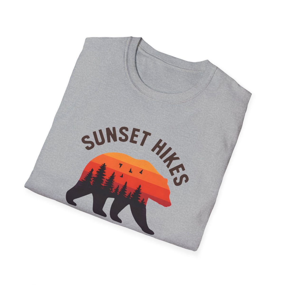 Bear Silhouette at Sunset T-Shirt