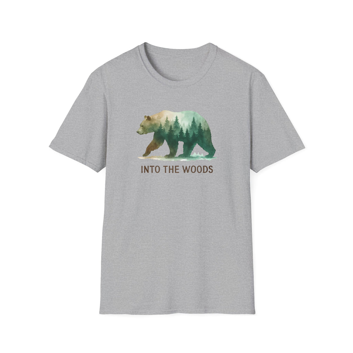 Forest Bear Silhouette T-Shirt