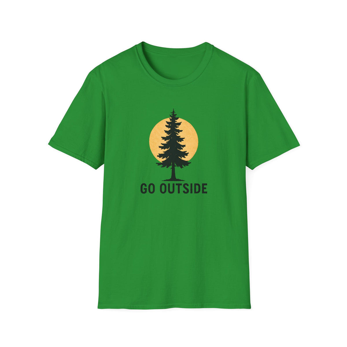 Pine Tree Silhouette Sunset T-Shirt