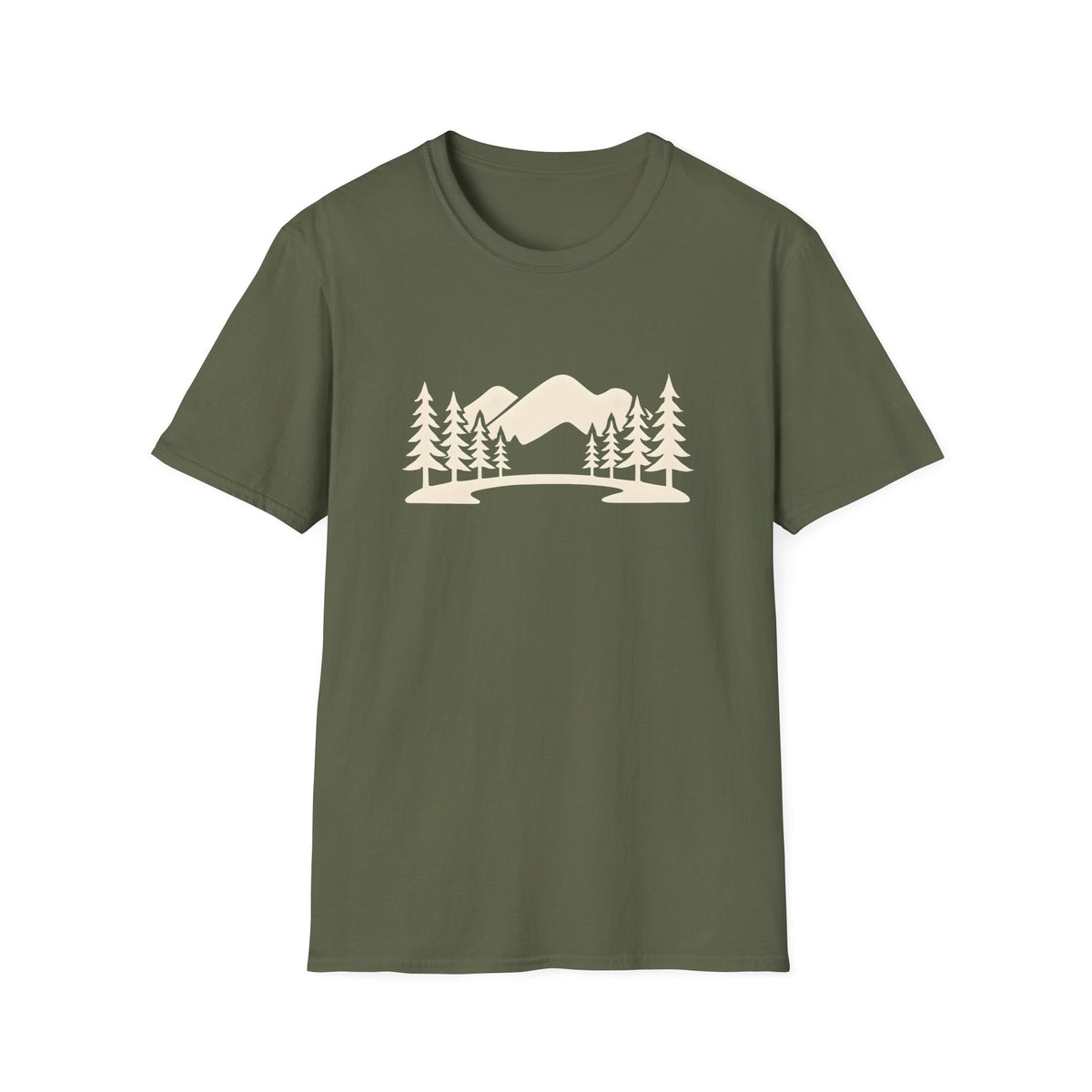 Mountain Lake Landscape T-Shirt