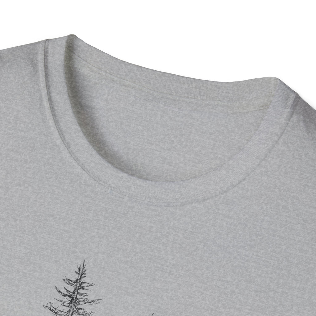 Hiker in Dark Forest T-Shirt