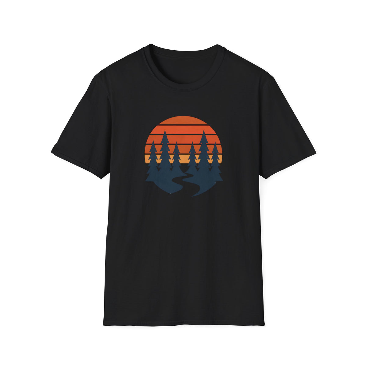 Sunset forest silhouettes T-Shirt