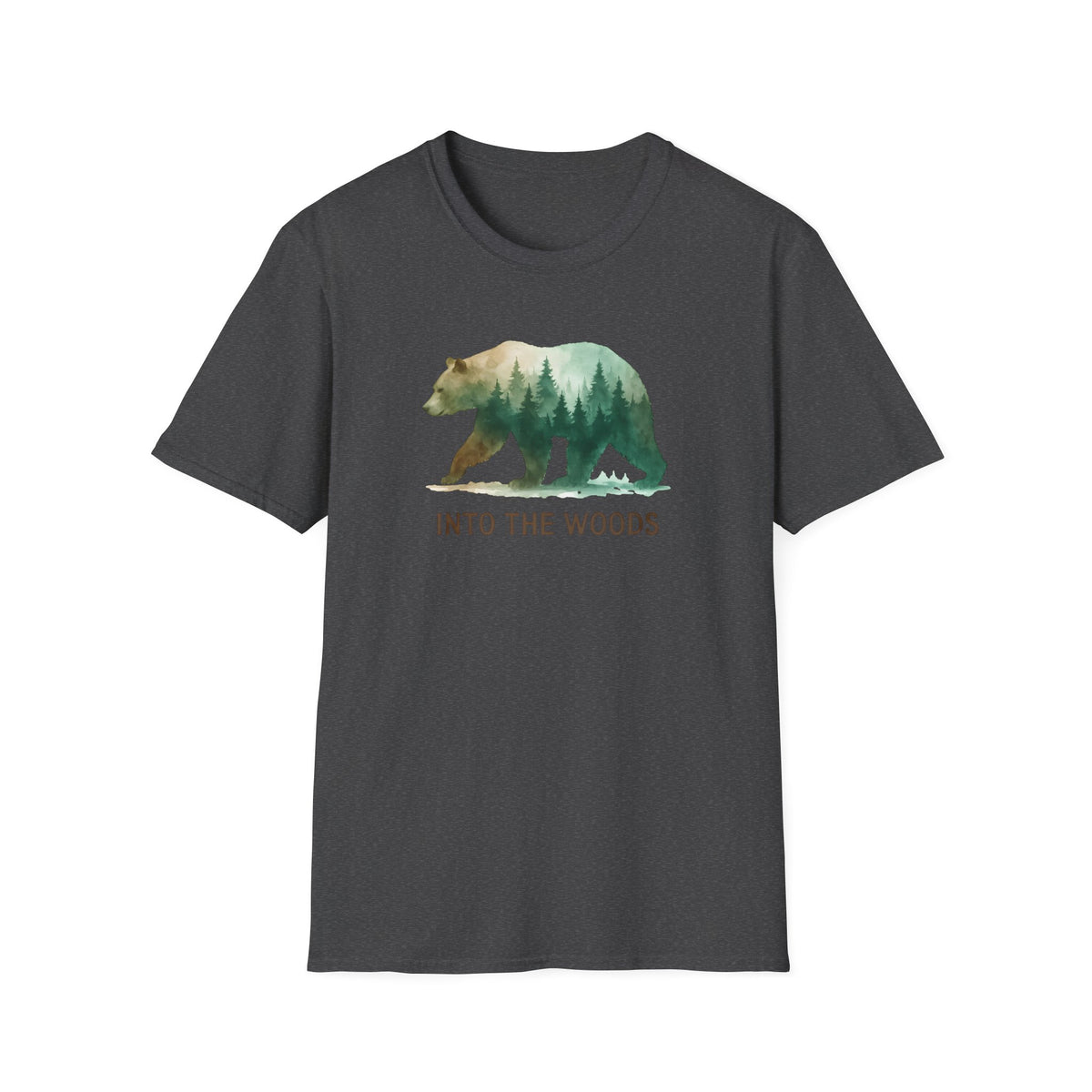 Forest Bear Silhouette T-Shirt