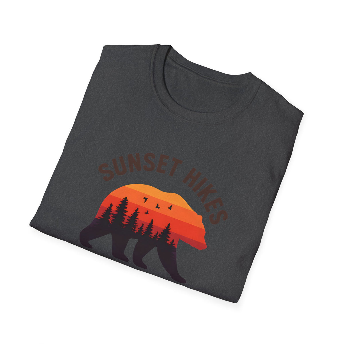 Bear Silhouette at Sunset T-Shirt