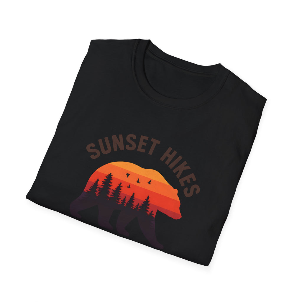 Bear Silhouette at Sunset T-Shirt