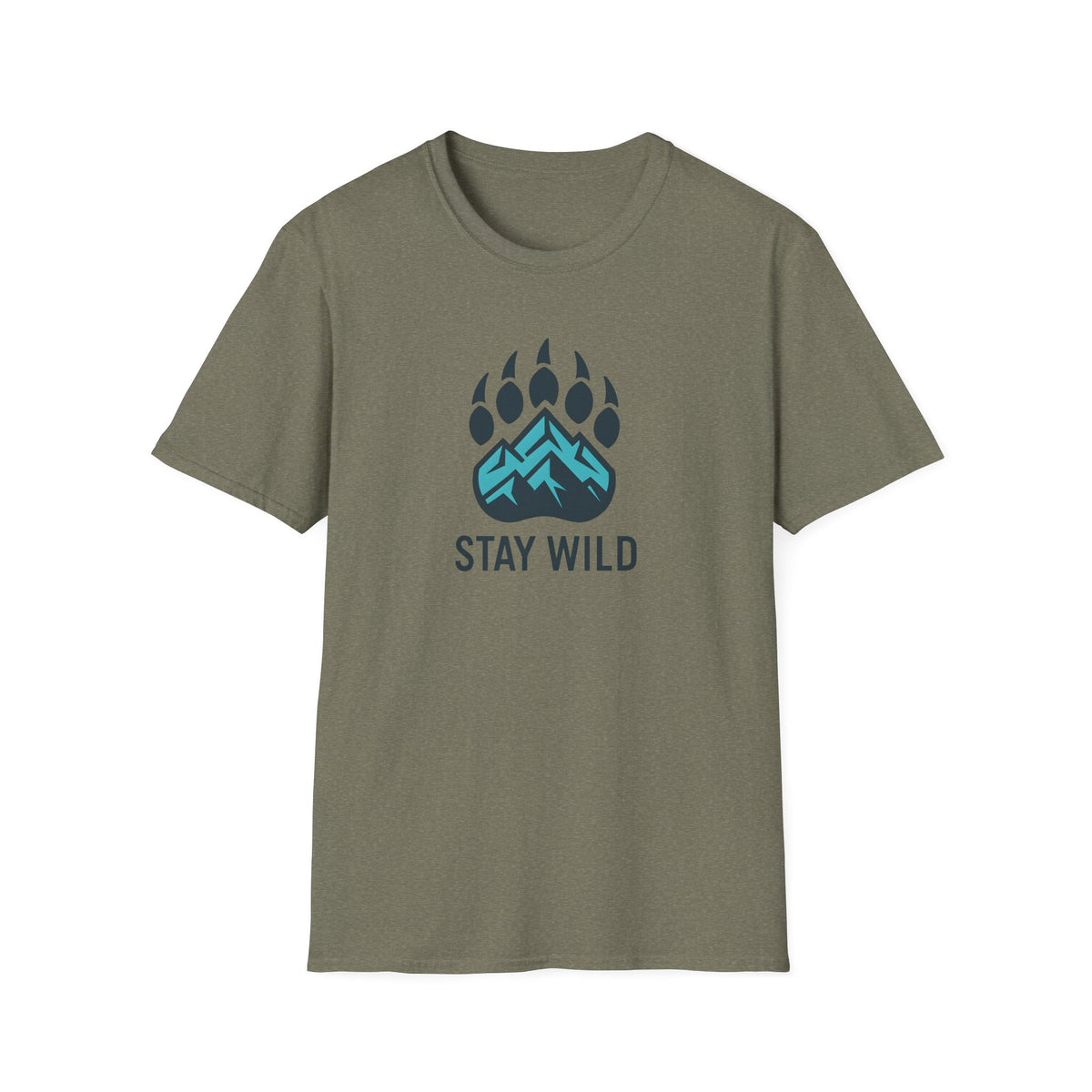Stay Wild Mountain Emblem T-Shirt