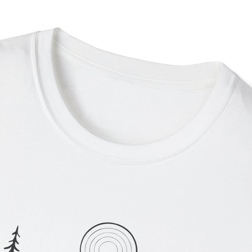 Moonlit Mountain Landscape T-Shirt