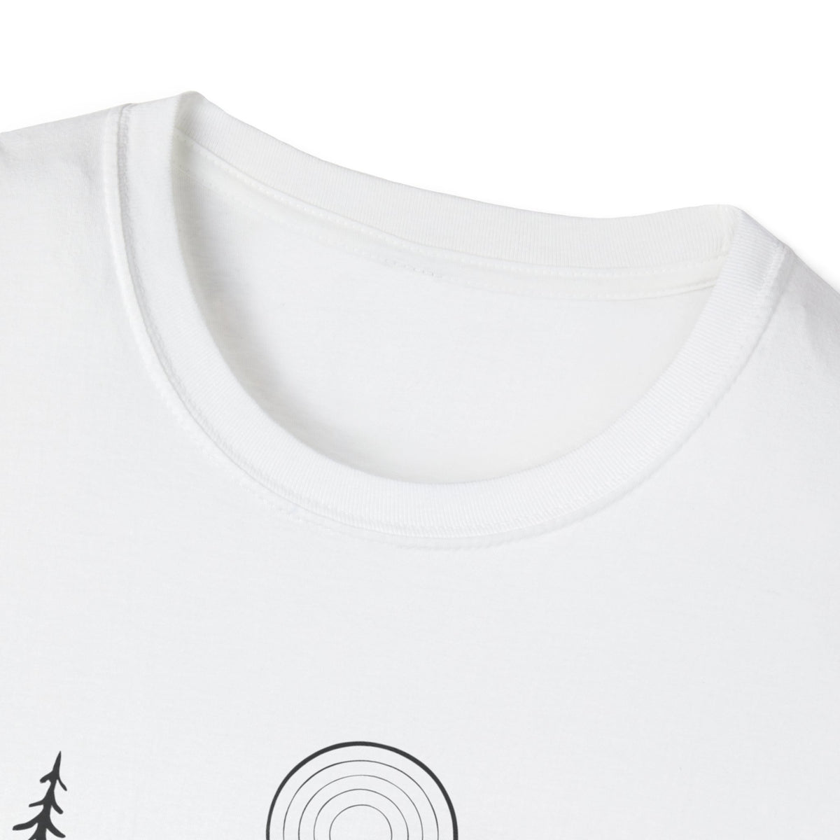 Moonlit Mountain Landscape T-Shirt