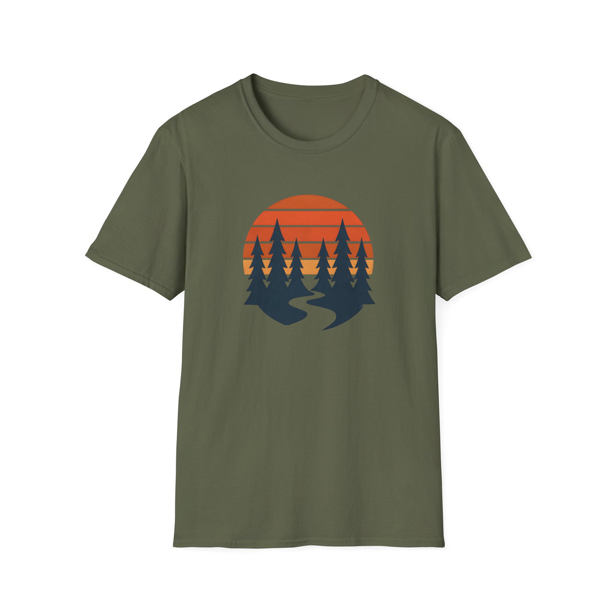 Sunset forest silhouettes T-Shirt